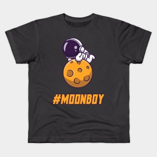 Crypto Moon Boy - To the moon Kids T-Shirt